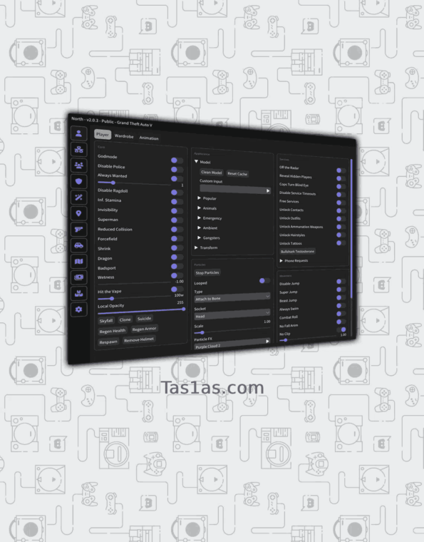 North Mod Menu – tas1as